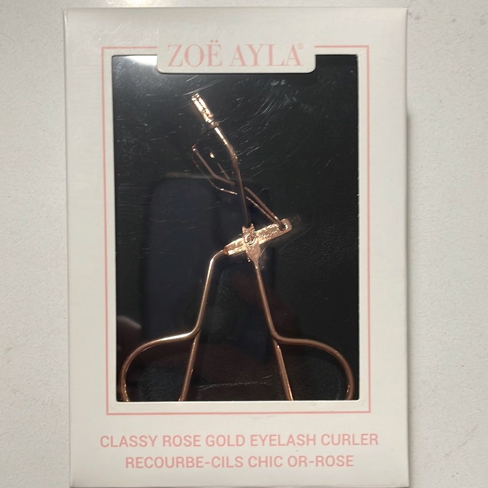 New Zoe Ayla Classy Rose Gold Eyelash Curler